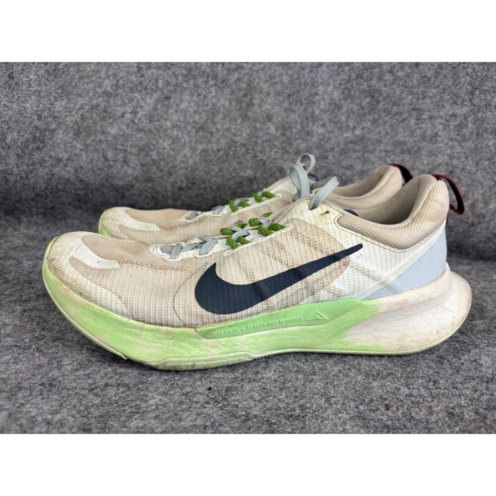 Nike Juniper Trail 2 Running Shoes Women's 10 White‎ Green Blue Nature Sneakers